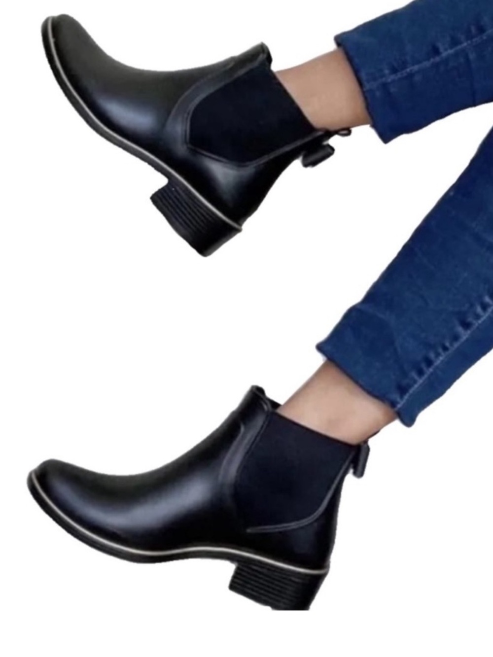 KATE SPADE NEW YORK Sedgewick Chelsea Rain Boots Sz‎ 6/7